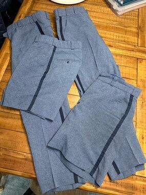 USPS United States Postal Service (2) Shorts 34”. & (2) Pants 34” x 30”